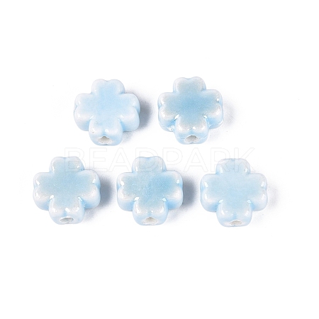 Handmade Porcelain Beads PORC-N012-09F-1