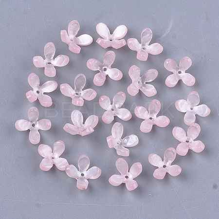 Cellulose Acetate(Resin) Bead Caps KK-S161-05B-1