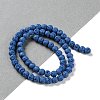 Synthetic Lava Rock Dyed Beads Strands G-H311-08A-09-2