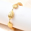 304 Stainless Steel Link Bracelets for Women BJEW-P354-04A-G-3