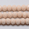 Imitation Jade Glass Bead Strands GLAA-F001-3x2mm-14-1