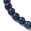 Natural Lapis Lazuli Beaded Stretch Bracelets BJEW-D446-B-41-6