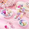 Round Resin Rhinestone & Acrylic Beads DIY-SC0026-80B-4