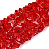 Transparent Glass Beads Strands GLAA-N018-4mm-06-1