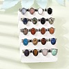 Adjustable 304 Stainless Steel Finger Rings for Women GG-CBA7994-04P-1