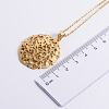 316 Surgical Stainless Steel Hollow Flower Pendant Necklaces for Women CO7795-2