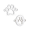 2Pcs 2 Styles 925 Sterling Silver Hollow Connector Charms STER-PH0004-21-6