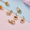 Ion Plating(IP) 304 Stainless Steel Lobster Claw Clasps X-STAS-H353-D-02G-7