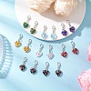 Handmade Millefiori Lampwork Pendant Decorations HJEW-JM04313-2