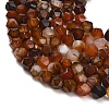 Natural Agate(Dyed & Heated) Beads Strands G-K425-B01-01-3
