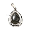 Natural Labradorite Pendants G-B033-04P-17-2