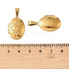 316 Stainless Steel Locket Pendants STAS-K321-04G-3