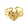 Brass Cuff Rings for Women RJEW-D079-04G-RS-2