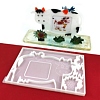 DIY Cow Photo Frame & Grass Decoration Silicone Molds DIY-I099-59-1