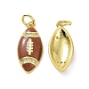 Rack Plating Brass Micro Pave Cubic Zirconia Pendants LS-KK-C008-28G-1