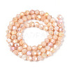 Ombre Effect Dyed Glass Beads Strands LS-GLAA-T025-4mm-09A-2