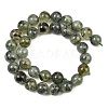 Natural Prehnite Beads Strands G-P322-48-6mm-7