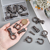 8 Bags Alloy Shackle Clasps FIND-UN0007-86-3