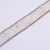 Gemstone Chips Iron On Applique Metal Chain Sewing Accessories DIY-WH0204-89B-2