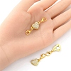 Alloy Crystal Rhinestone Magnetic Clasps ALRI-YW0001-10G-3
