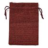 Christmas Theme Jute Cloth Storage Bags ABAG-F010-01A-06-3