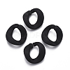 Spray Painted CCB Plastic Linking Rings CCB-R104-05A-01-1