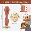 Wax Seal Stamp Set AJEW-WH0208-1218-2