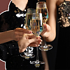 24Pcs Flower Acrylic Wine Glass Charms HJEW-BC00037-6