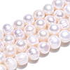 Natural Cultured Freshwater Pearl Beads Strands X-PEAR-N013-17N-01-5
