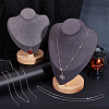 20Pcs 304 Stainless Steel Cable Chain Necklaces Set STAS-SC0006-22P-4