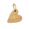 26Pcs 304 Stainless Steel Charms STAS-L291-01G-3