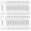 30Pcs Stainless Steel Spinning S Shaped Hooks AJEW-SP0001-43-1