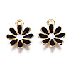 Light Gold Plated Alloy Pendants ENAM-T009-39D-2