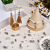 80Pcs 8 Styles Tibetan Style Alloy Cord End FIND-SC0020-98A-4