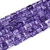 Crackle Transparent Glass Beads Strands GLAA-N062-4mm-10-1