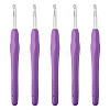 TPR Handle Aluminum Crochet Hook Needles TOOL-TA0001-13A-1