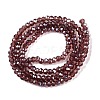 Electroplate Glass Beads Strands EGLA-A044-T1mm-A13-3