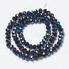 Electroplate Glass Beads Strands EGLA-A034-T2mm-I03-2