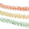 Transparent Painted Glass Beads Strands DGLA-A034-T2mm-A04-4