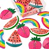 24Pcs 4 Style Baking Paint Iron Snap Hair Clips PHAR-LS0001-03-3