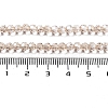 Electroplate Transparent Glass Beads Strands EGLA-A035-T4mm-A22-4
