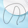 2.5MM 304 Stainless Steel Wheat Chain Necklaces NJEW-JN05718-1