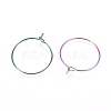 Ion Plating(IP) 316L Surgical Stainless Steel Hoop Earring Findings LS-STAS-D164-05M-2