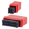 2 Boxs 2 Styles Carbon Steel Stamps DIY-UN0007-59-1