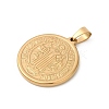 Ion Plating(IP) 304 Stainless Steel Pendants STAS-A053-24B-G-2