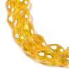Transparent Electroplate Glass Beads Strands LS-EGLA-N013-T4mm-B04-3