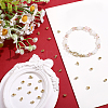 28Pcs Brass Crimp Beads FIND-BBC0005-08G-4