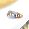 Teardrop Cellulose Acetate Alligator Hair Clips PW-WG45C3E-01-1