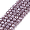 Electroplate Glass Beads Strands LS-EGLA-A044-P4mm-A13-1