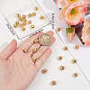 32Pcs 4 Style Alloy Hollow Beads PALLOY-BBC0001-07-3